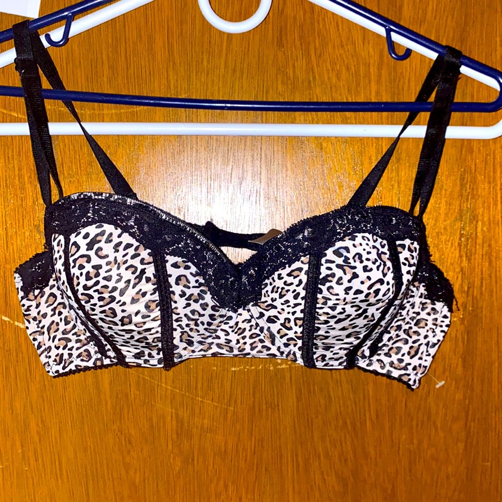 cheetah print bra